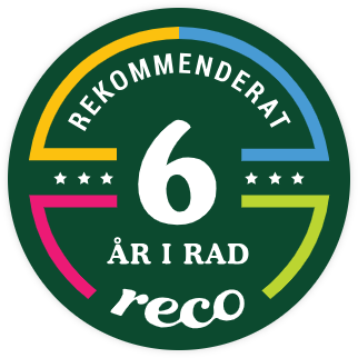 Rekommenderat på Reco – år i rad